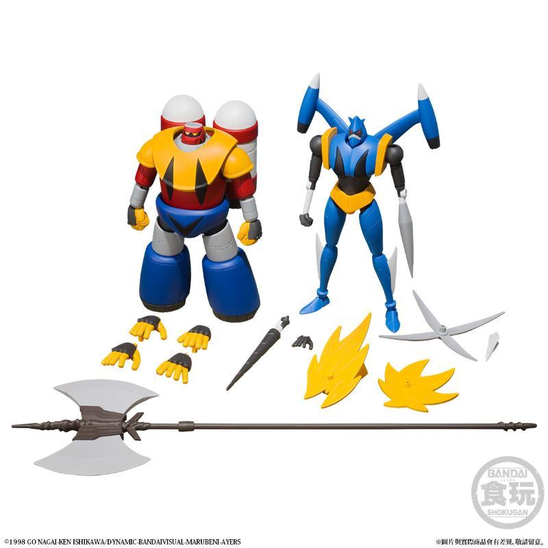 Super Mini Pla: Getter Robot 2-Pack Liger and Poseidon Bandai