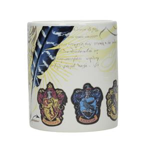 Hp House Emblems White Tazza