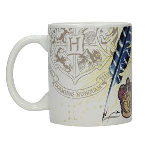 Hp House Emblems White Tazza