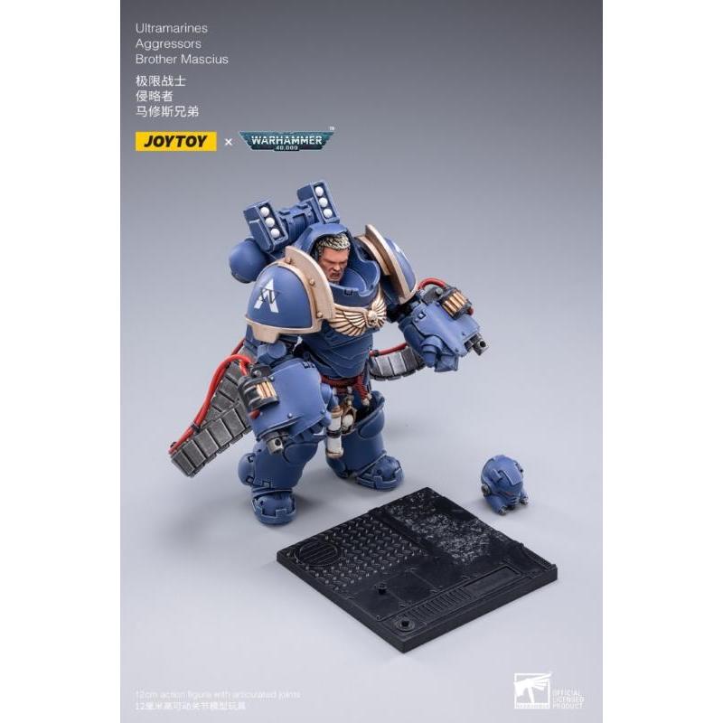Warhammer 40.000: 3-Pack Ultramarines Aggressors 1/18 JoyToy