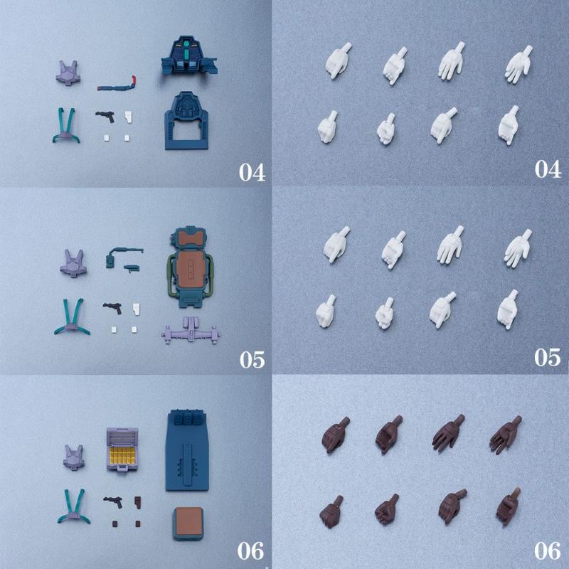 Mobile Suit Gundam G.M.G. 3-Pack Earth Federation Force Megahouse