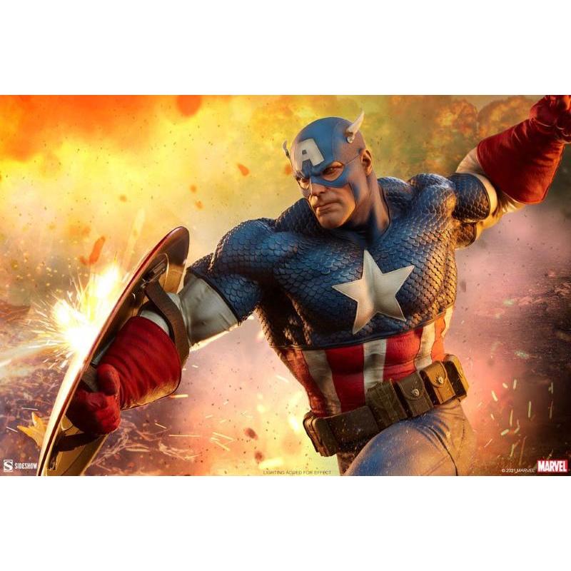 Marvel Premium Format Captain America Sideshow