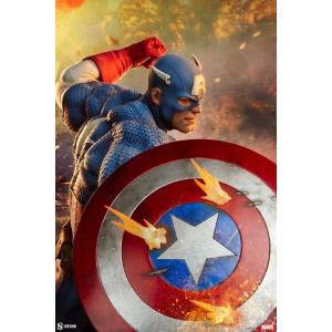 Marvel Premium Format Captain America Sideshow