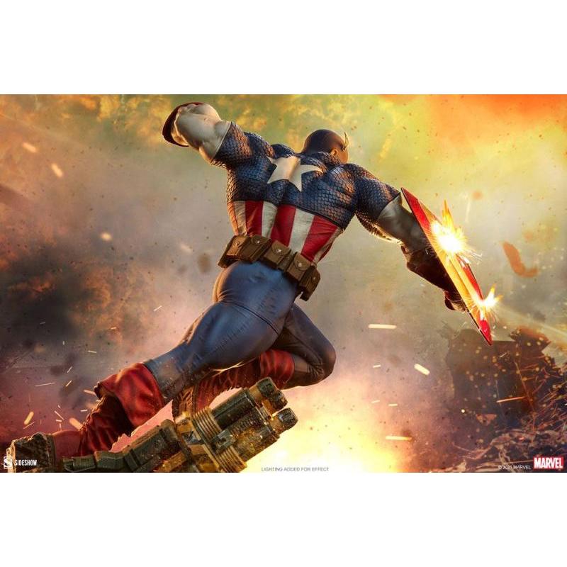 Marvel Premium Format Captain America Sideshow