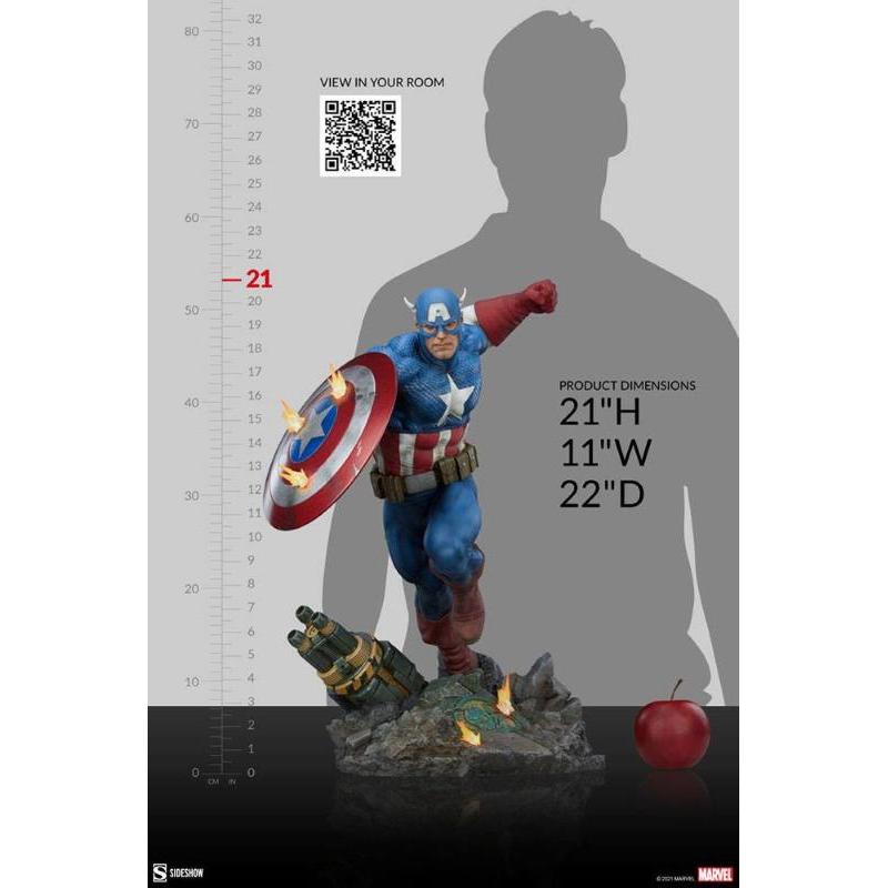 Marvel Premium Format Captain America Sideshow