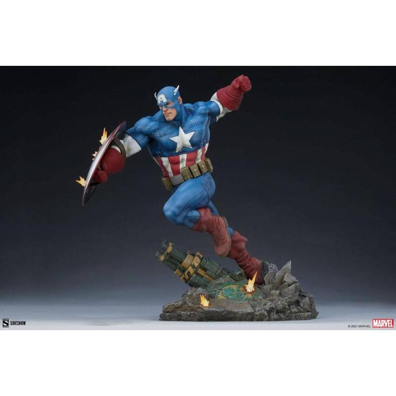 Marvel Premium Format Captain America Sideshow