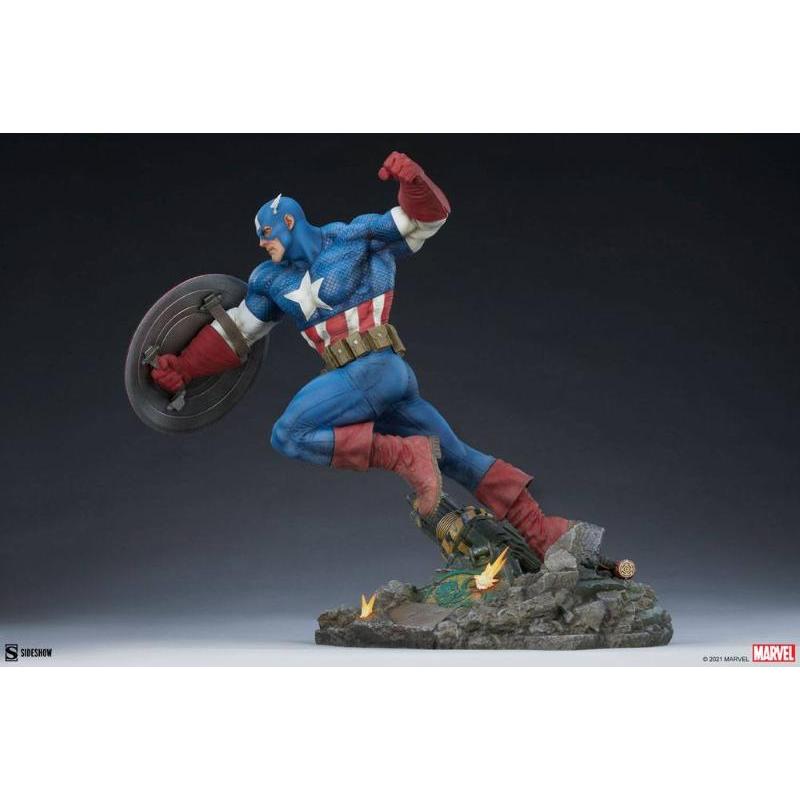 Marvel Premium Format Captain America Sideshow