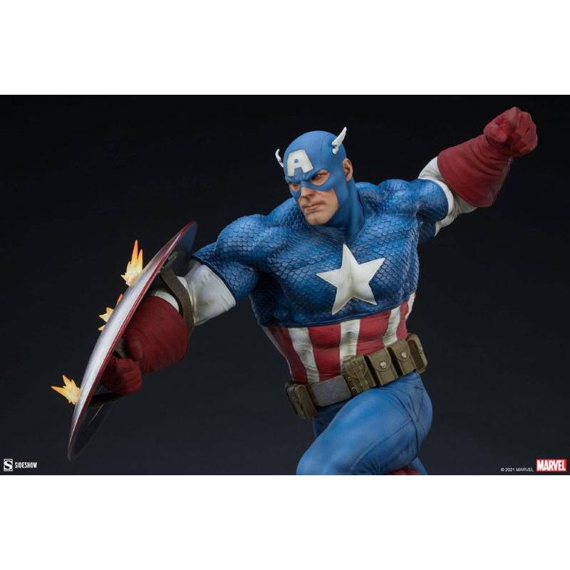 Marvel Premium Format Captain America Sideshow