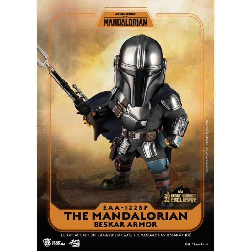 Star Wars Egg Attack Action The Mandalorian Beskar Armor Beast Kingdom