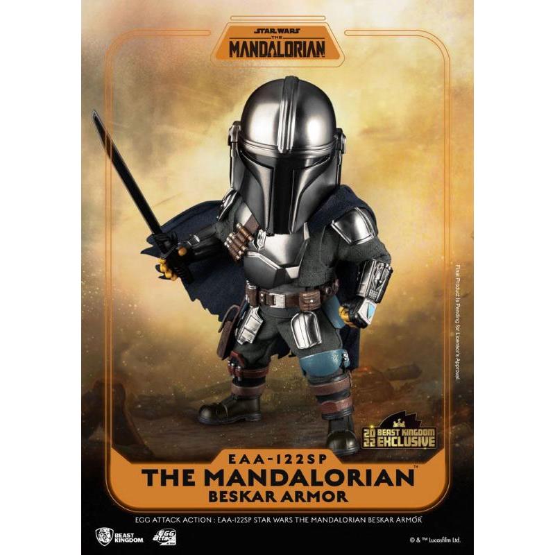 Star Wars Egg Attack Action The Mandalorian Beskar Armor Beast Kingdom