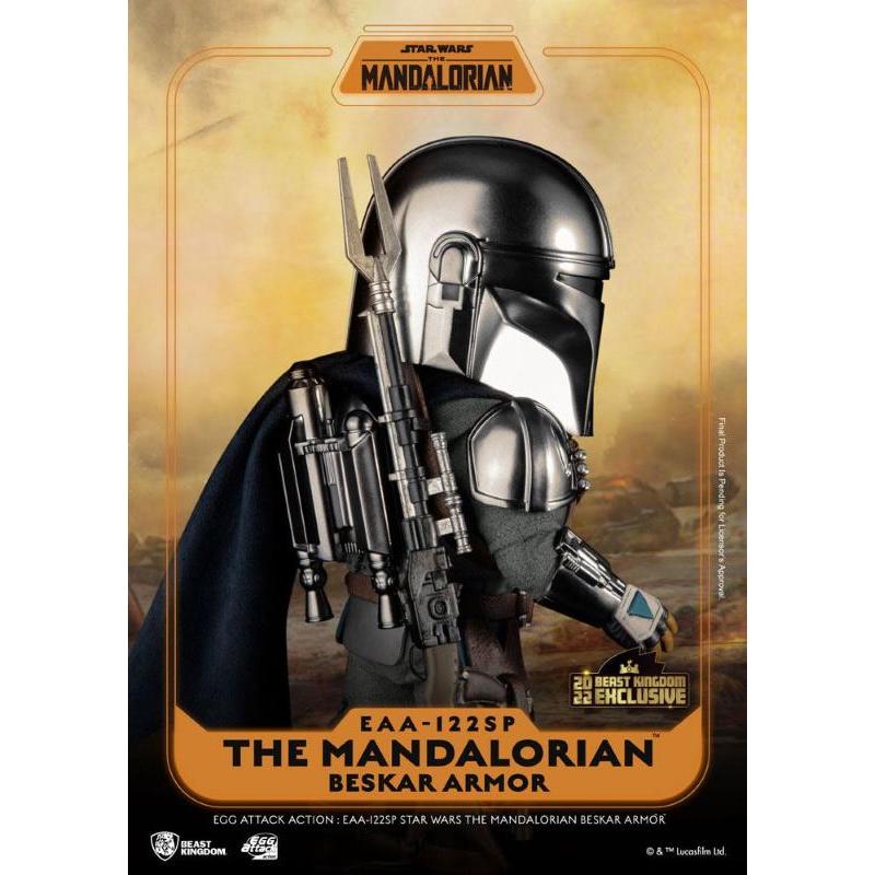Star Wars Egg Attack Action The Mandalorian Beskar Armor Beast Kingdom