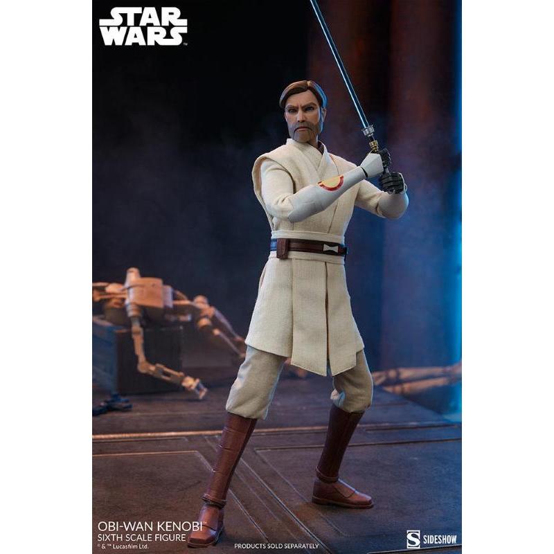 Star Wars The Clone Wars Obi-Wan Kenobi 1/6 Sideshow