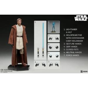Star Wars The Clone Wars Obi-Wan Kenobi 1/6 Sideshow