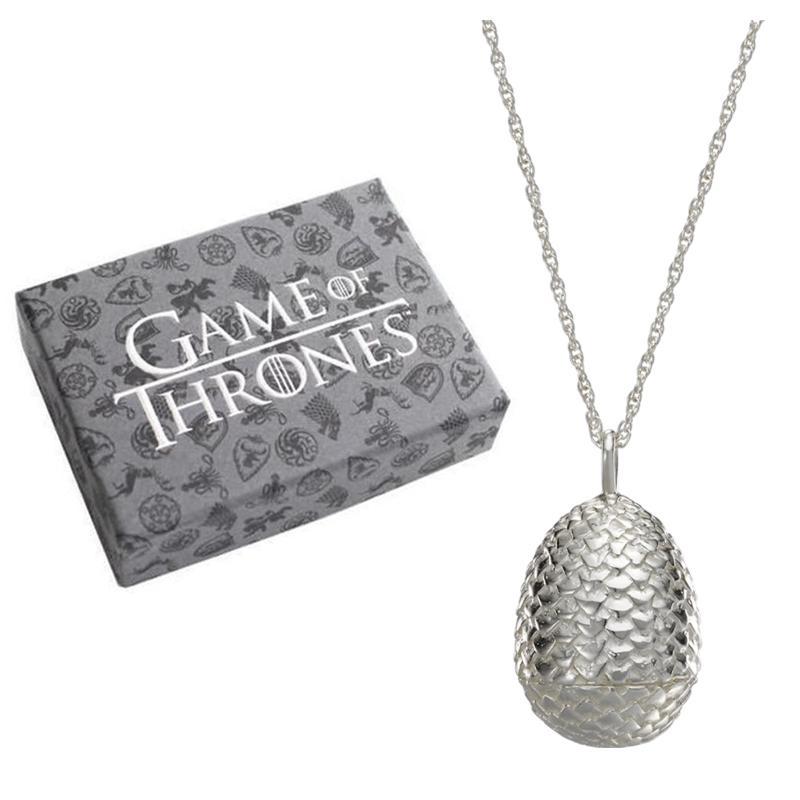 Game Of Thrones Dragon Egg Pendant Sterling Silver The Noble Collection