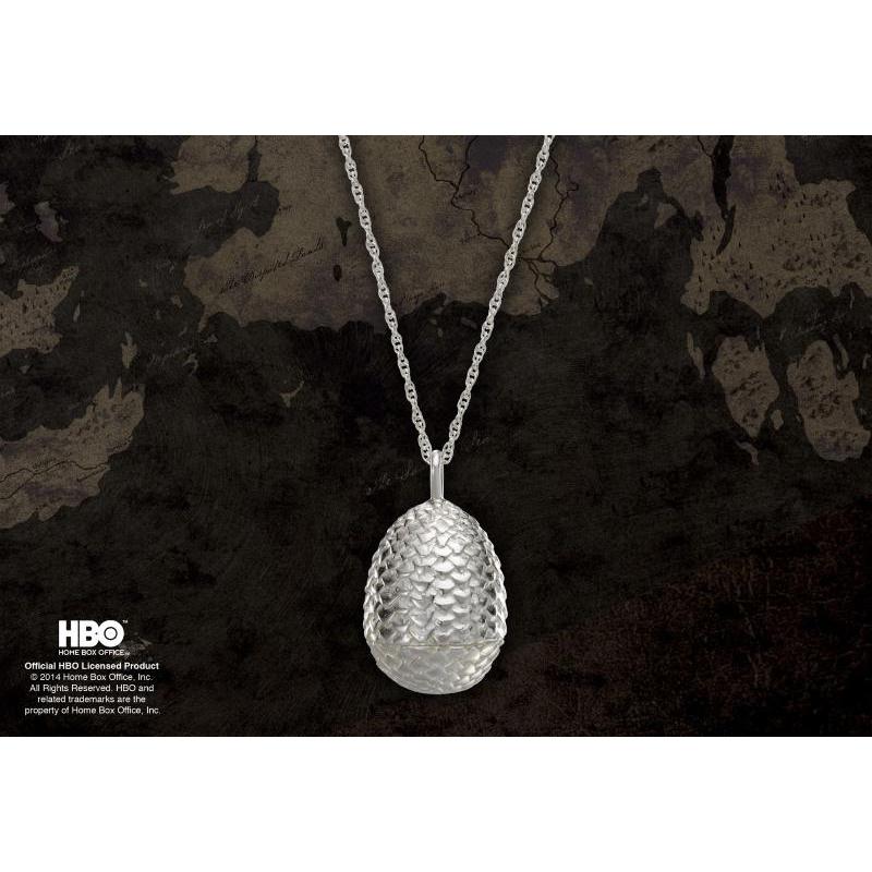 Game Of Thrones Dragon Egg Pendant Sterling Silver The Noble Collection