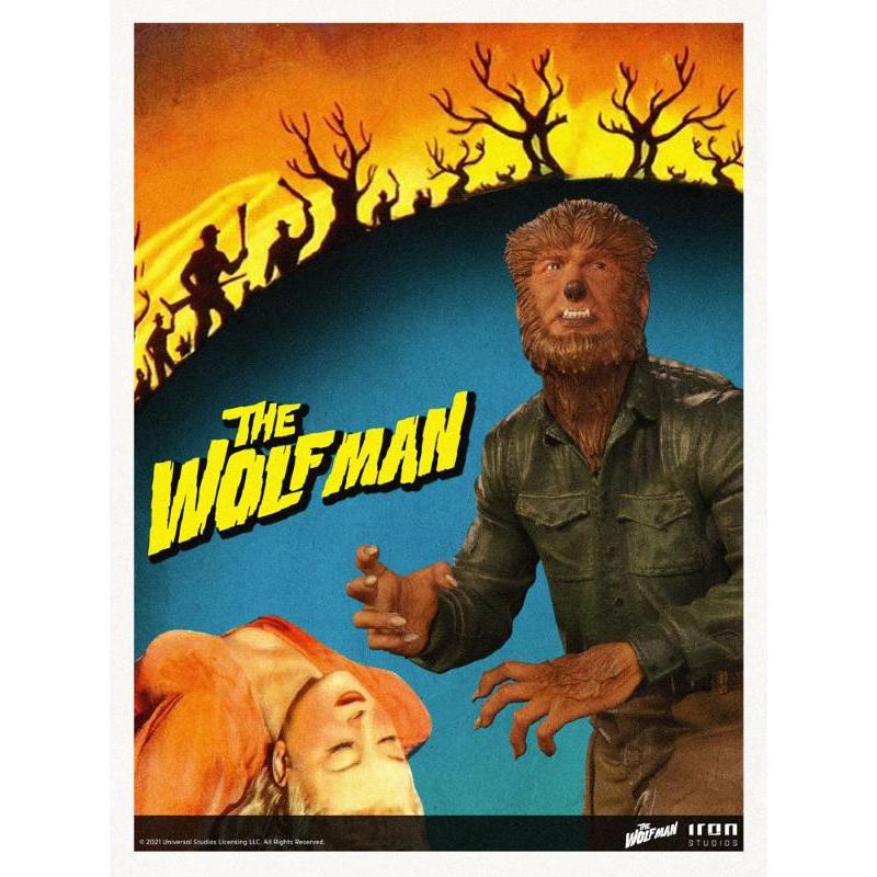 Universal Monsters Art Scale 1/10 The Wolf Man Iron Studios