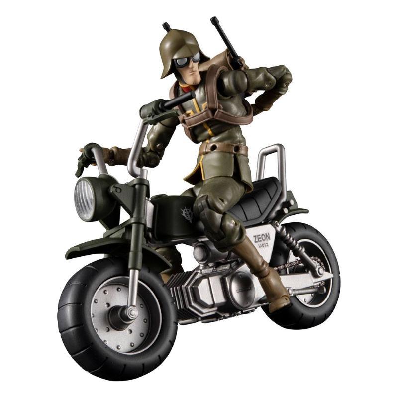 Mobile Suit Gundam GMG Zeon Soldier with Motorcycle Megahouse