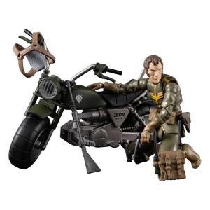 Mobile Suit Gundam GMG Zeon Soldier with Motorcycle Megahouse