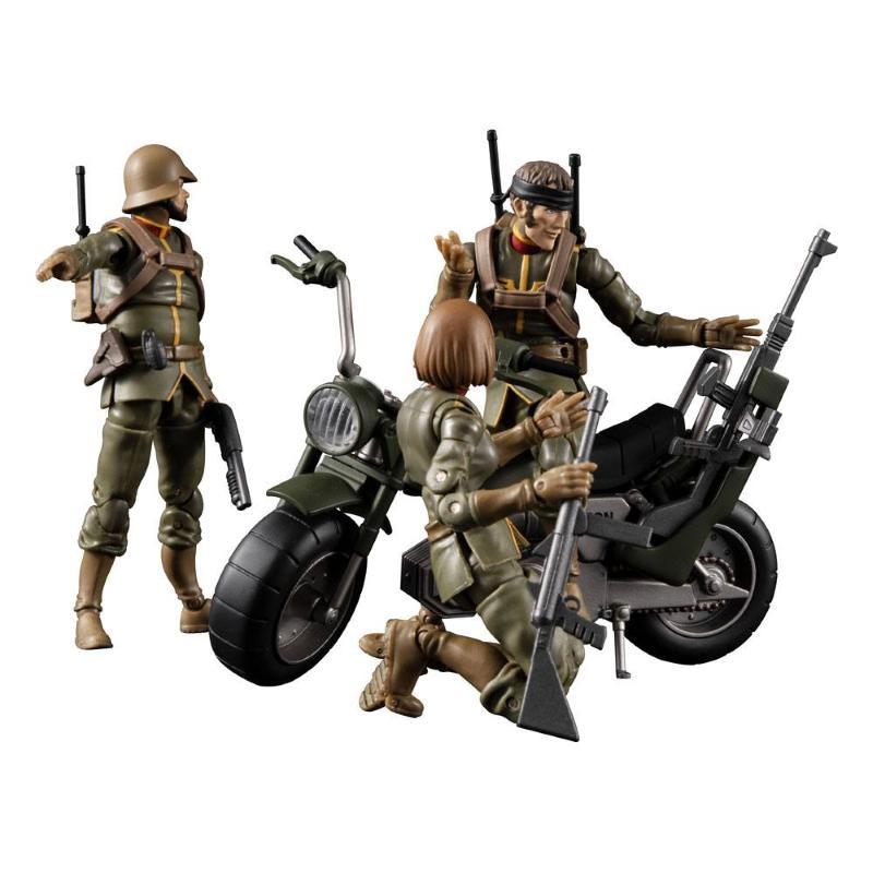 Mobile Suit Gundam GMG Zeon Soldier with Motorcycle Megahouse