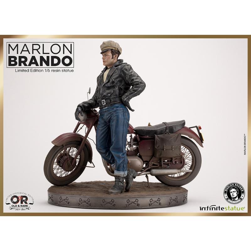 Marlon Brando With Bike Old & Rare 1:6 Infinite Statue