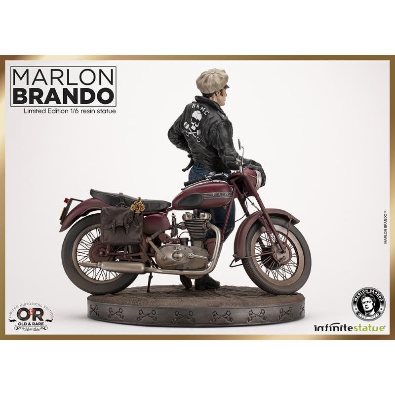 Marlon Brando With Bike Old & Rare 1:6 Infinite Statue