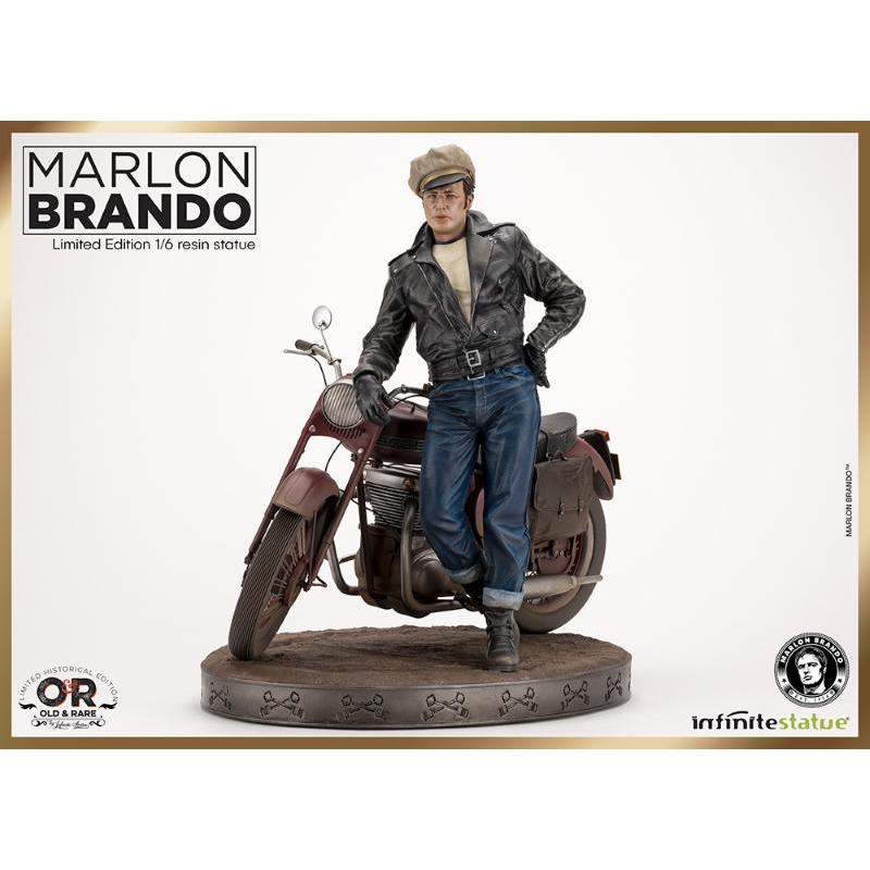 Marlon Brando With Bike Old & Rare 1:6 Infinite Statue