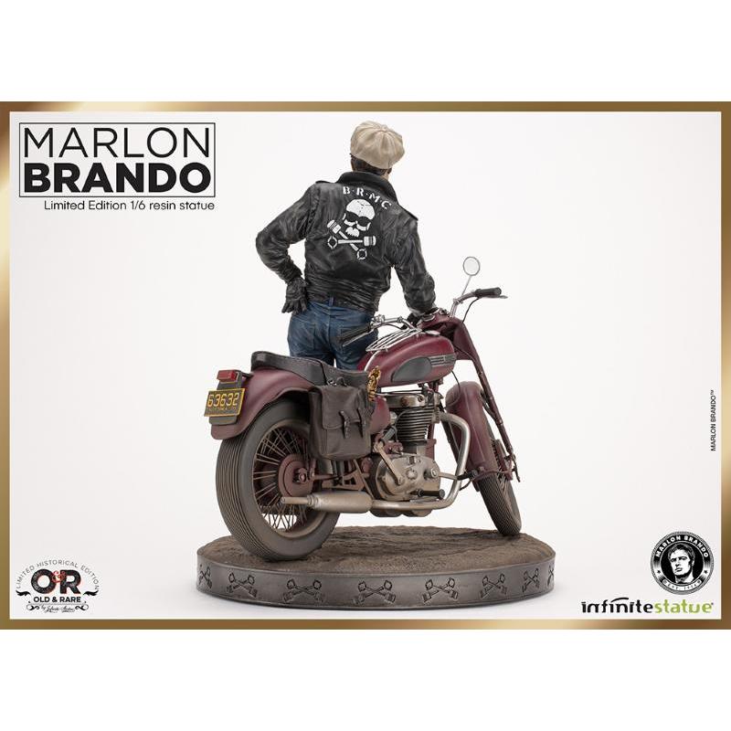 Marlon Brando With Bike Old & Rare 1:6 Infinite Statue