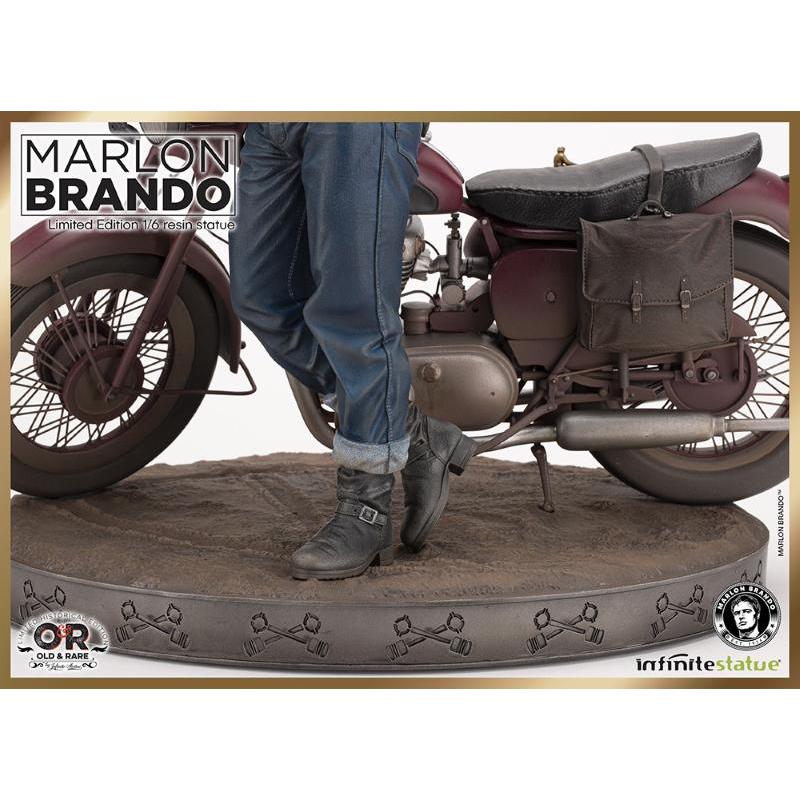 Marlon Brando With Bike Old & Rare 1:6 Infinite Statue