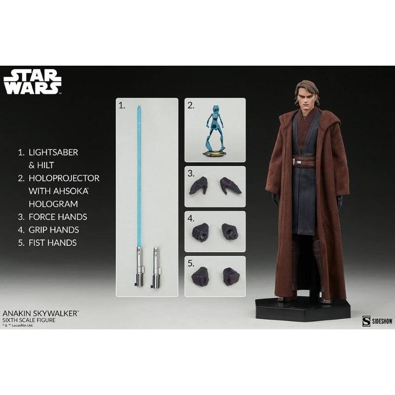 Star Wars: The Clone Wars 1/6 Anakin Skywalker Sideshow