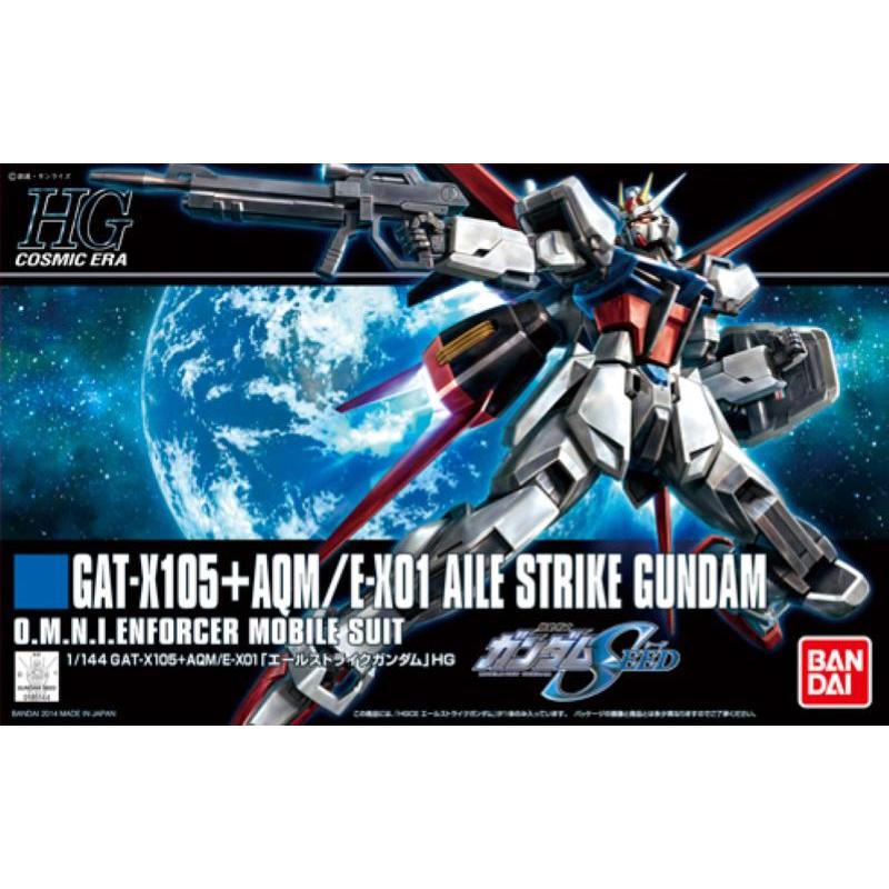 Mobile Suit Gundam Gat-X105 + Aqm/E-X01 Aile Strike Hgce 1/144 Bandai