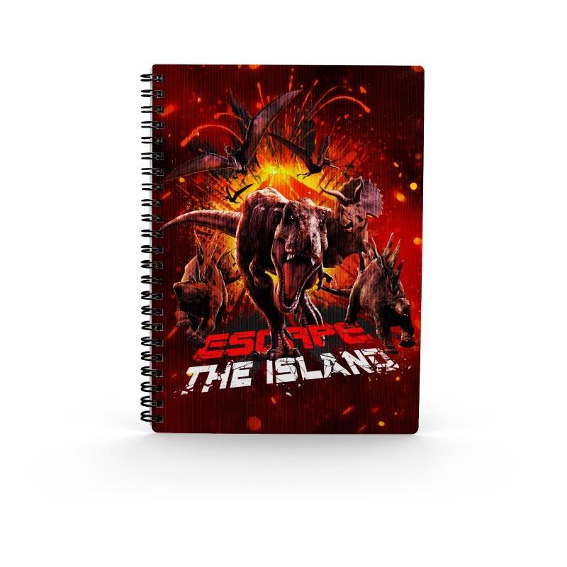Jurassic World Escape 3D Effect Notebook Sd Toys