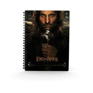 Lotr Aragorn 3D Effect Noteboook Sd Toys