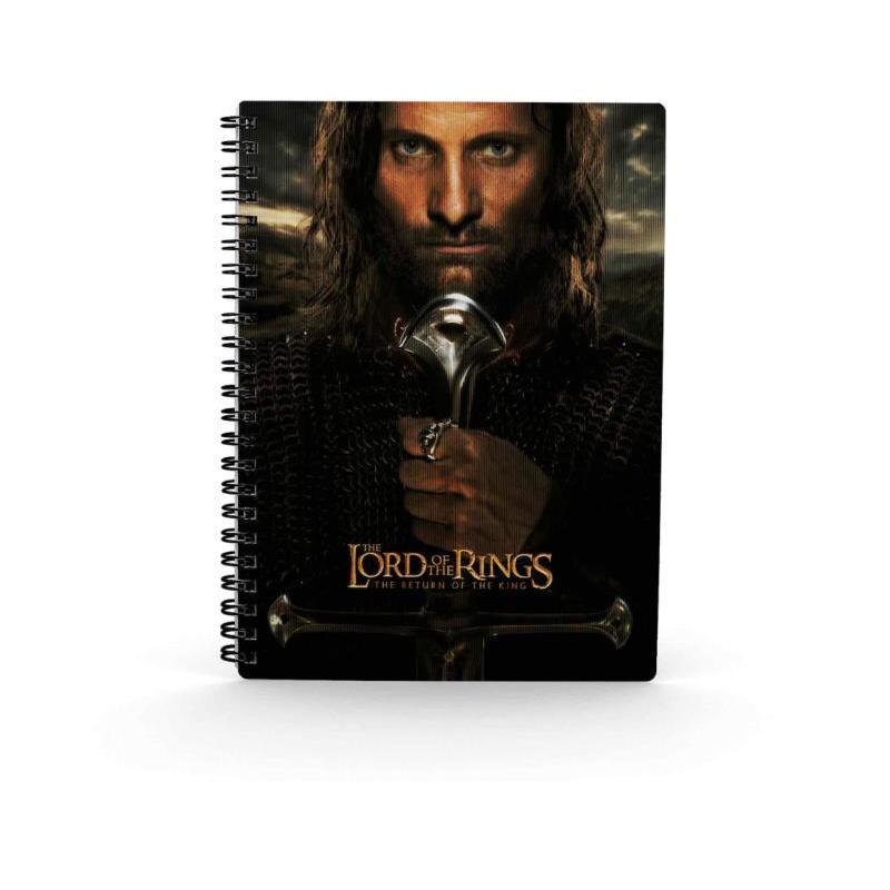 Lotr Aragorn 3D Effect Noteboook Sd Toys
