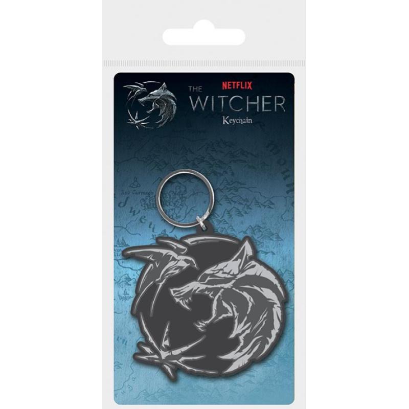 The Witcher Logo Rubber Keychain Pyramid International