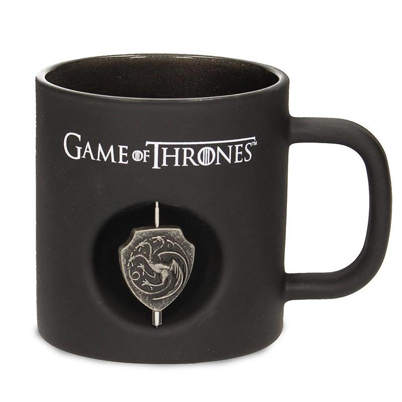 Game Of T Targ Spin Logo Black Cryst Mug Sd Toys