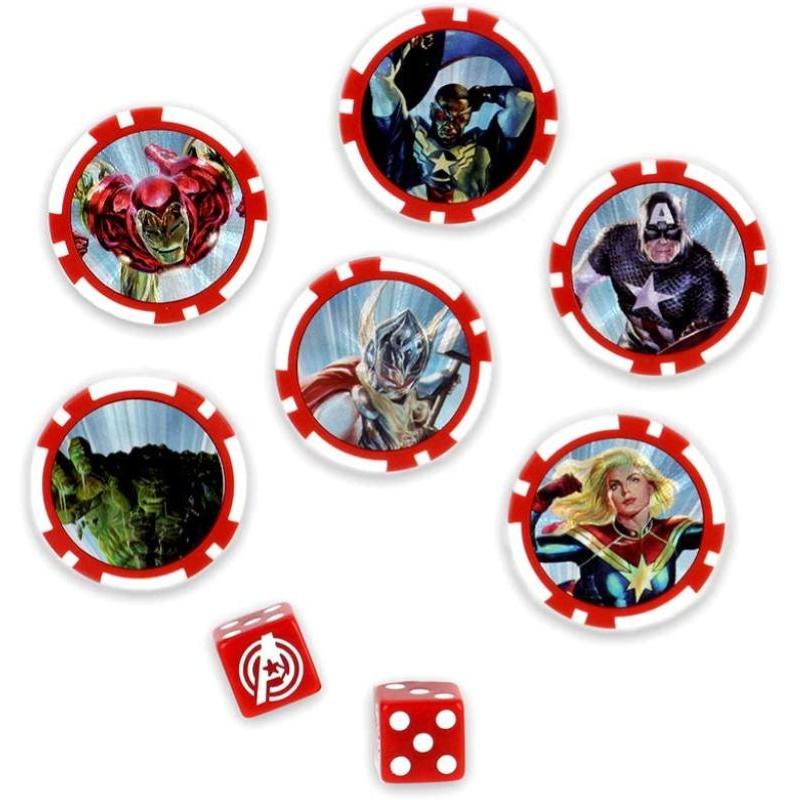Marvel HeroClix: Captain America and Avengers Dice & Token Wizkids