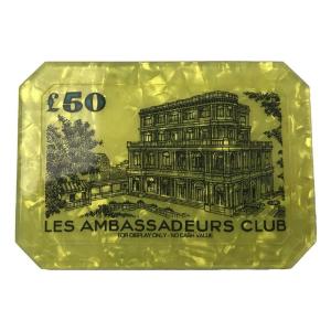 James Bond 1/1 Dr. No Casino Plaques Limited Edition Factory Enterteinment