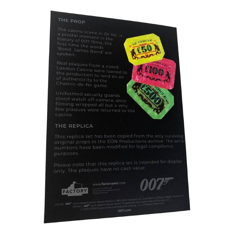 James Bond 1/1 Dr. No Casino Plaques Limited Edition Factory Enterteinment