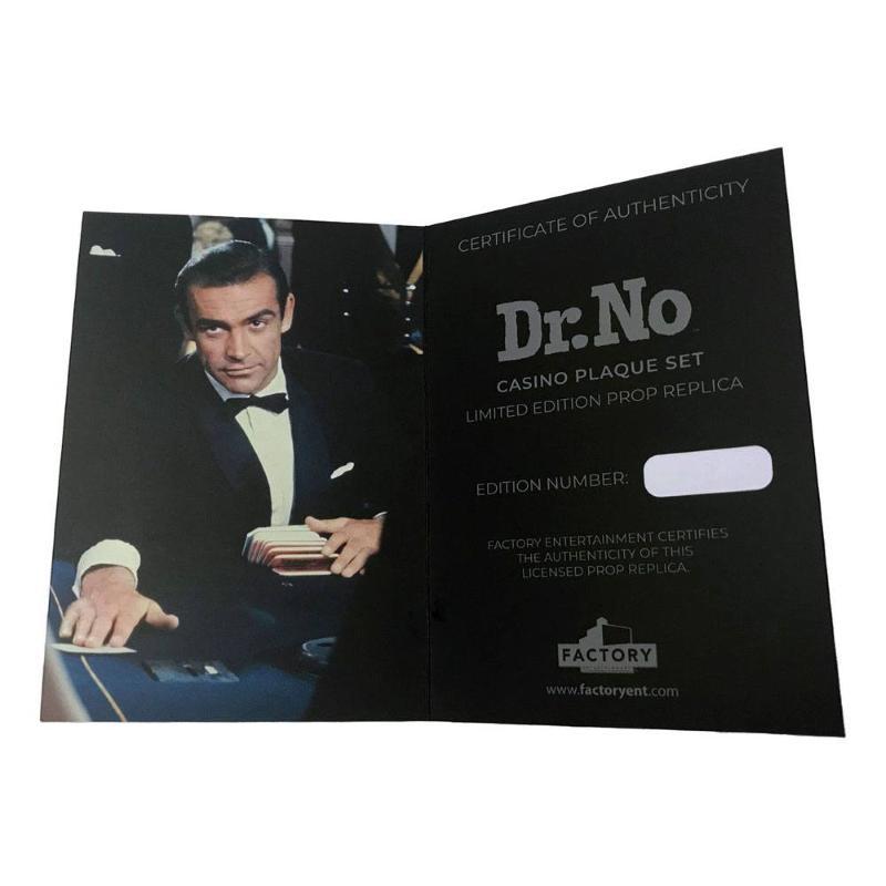 James Bond 1/1 Dr. No Casino Plaques Limited Edition Factory Enterteinment