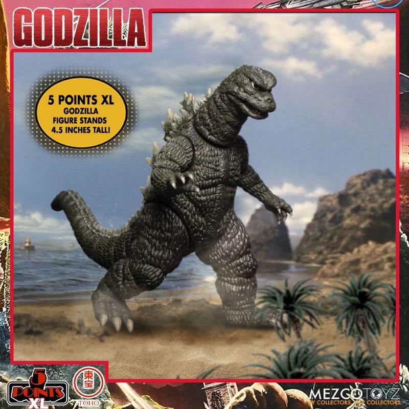Godzilla: Destroy All Monsters 5 Points XL Deluxe Box Round 1 Mezco Toyz