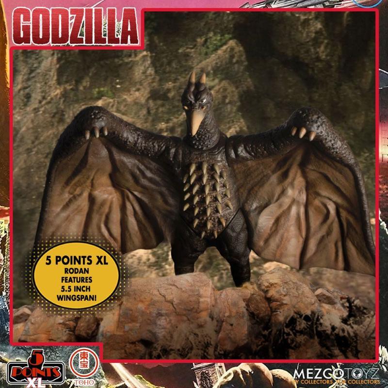 Godzilla: Destroy All Monsters 5 Points XL Deluxe Box Round 1 Mezco Toyz