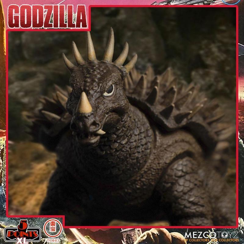 Godzilla: Destroy All Monsters 5 Points XL Deluxe Box Round 1 Mezco Toyz