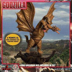 Godzilla: Destroy All Monsters 5 Points XL Deluxe Box Round 1 Mezco Toyz