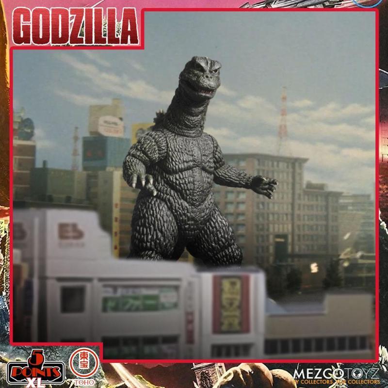 Godzilla: Destroy All Monsters 5 Points XL Deluxe Box Round 1 Mezco Toyz
