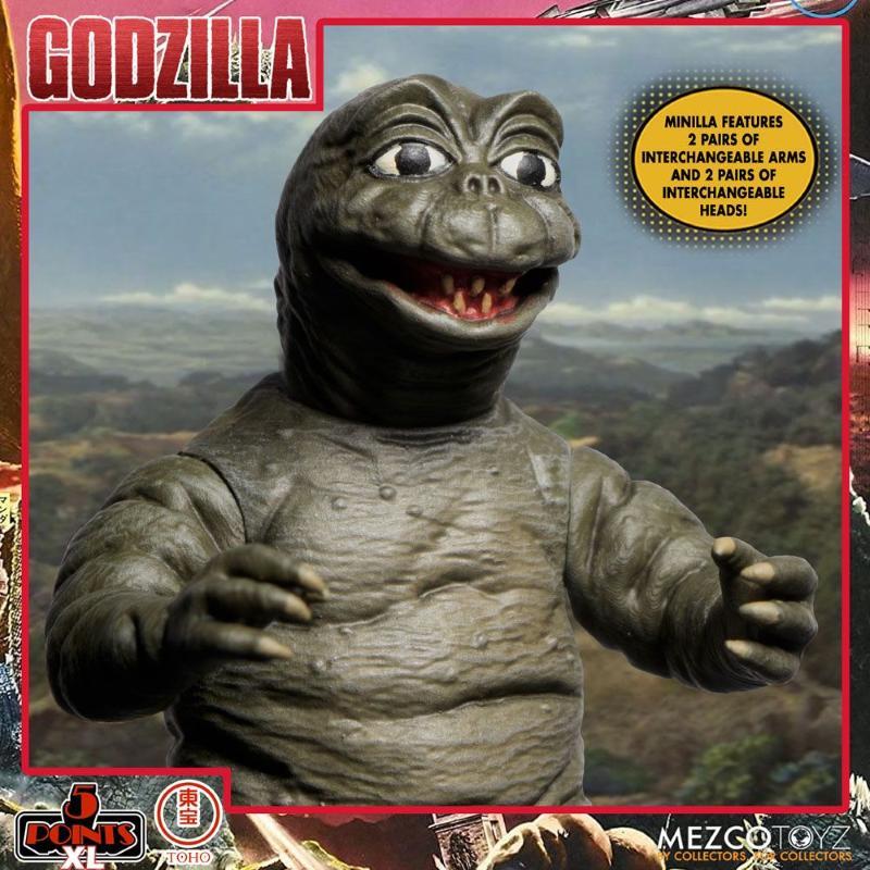 Godzilla: Destroy All Monsters 5 Points XL Deluxe Box Round 2 Mezco Toyz
