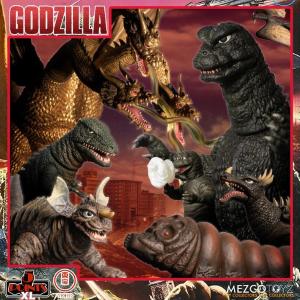 Godzilla: Destroy All Monsters 5 Points XL Deluxe Box Round 2 Mezco Toyz