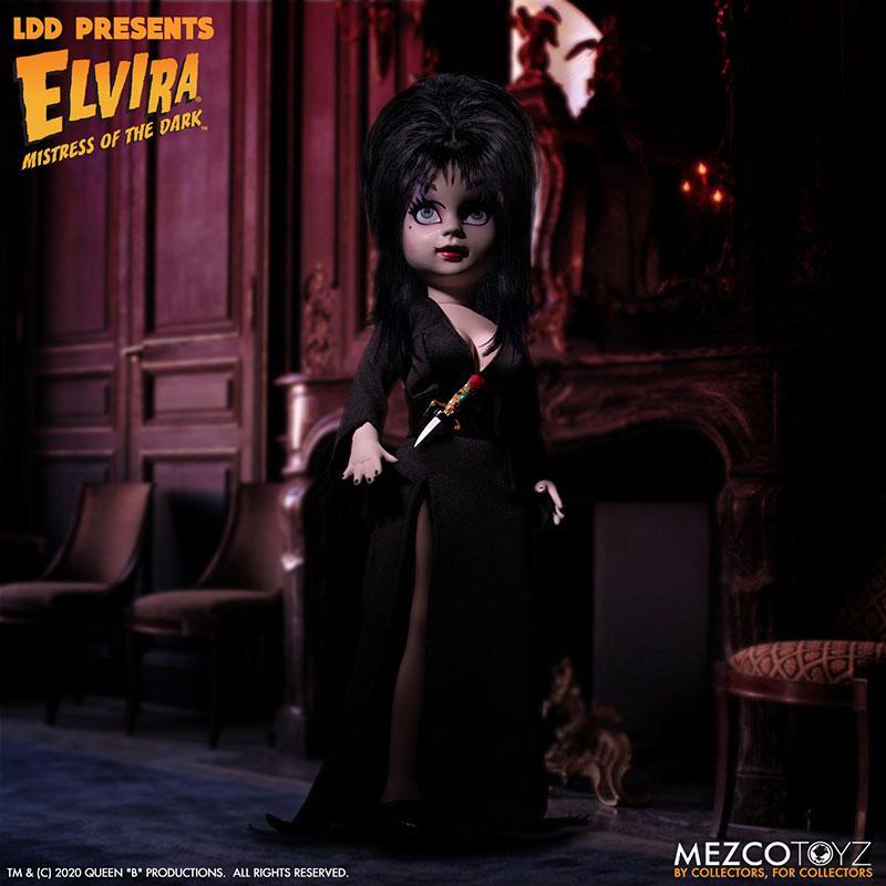 Elvira Mistress Of The Dark Living Dead Dolls Elvira Doll Mezco Toyz
