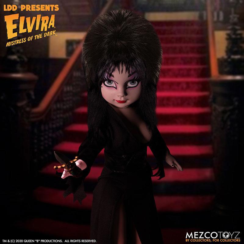Elvira Mistress Of The Dark Living Dead Dolls Elvira Doll Mezco Toyz