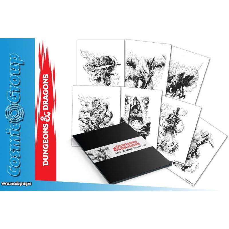 Dungeons & Dragons Lithograph Set Fanattik
