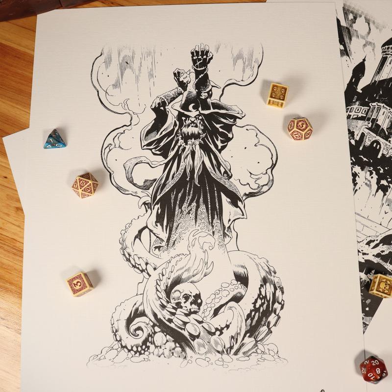 Dungeons & Dragons Lithograph Set Fanattik